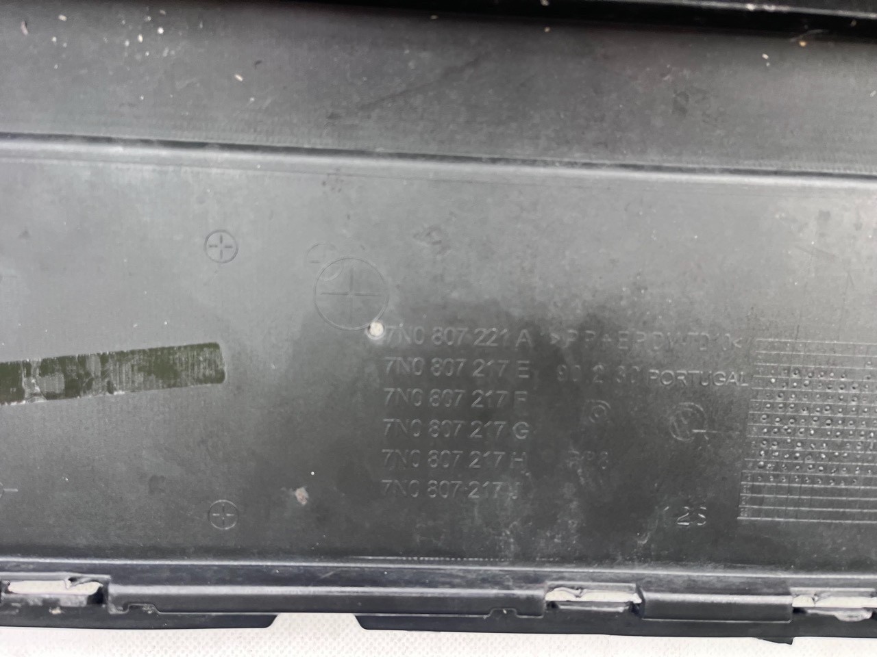 VW Sharan Sel Highline Mk2 Mpv 2011-2021 Front Bumper 6 Pdc +jets Genuine [v476]