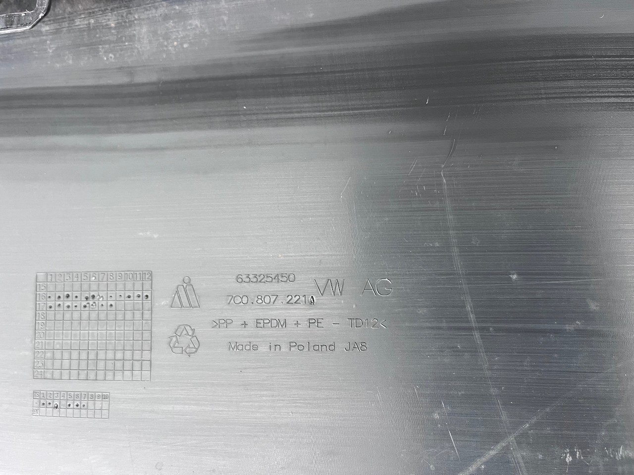 VW Crafter Mk2 2017-2022 Front Bumper 7c0807221 Genuine Textured [v465]