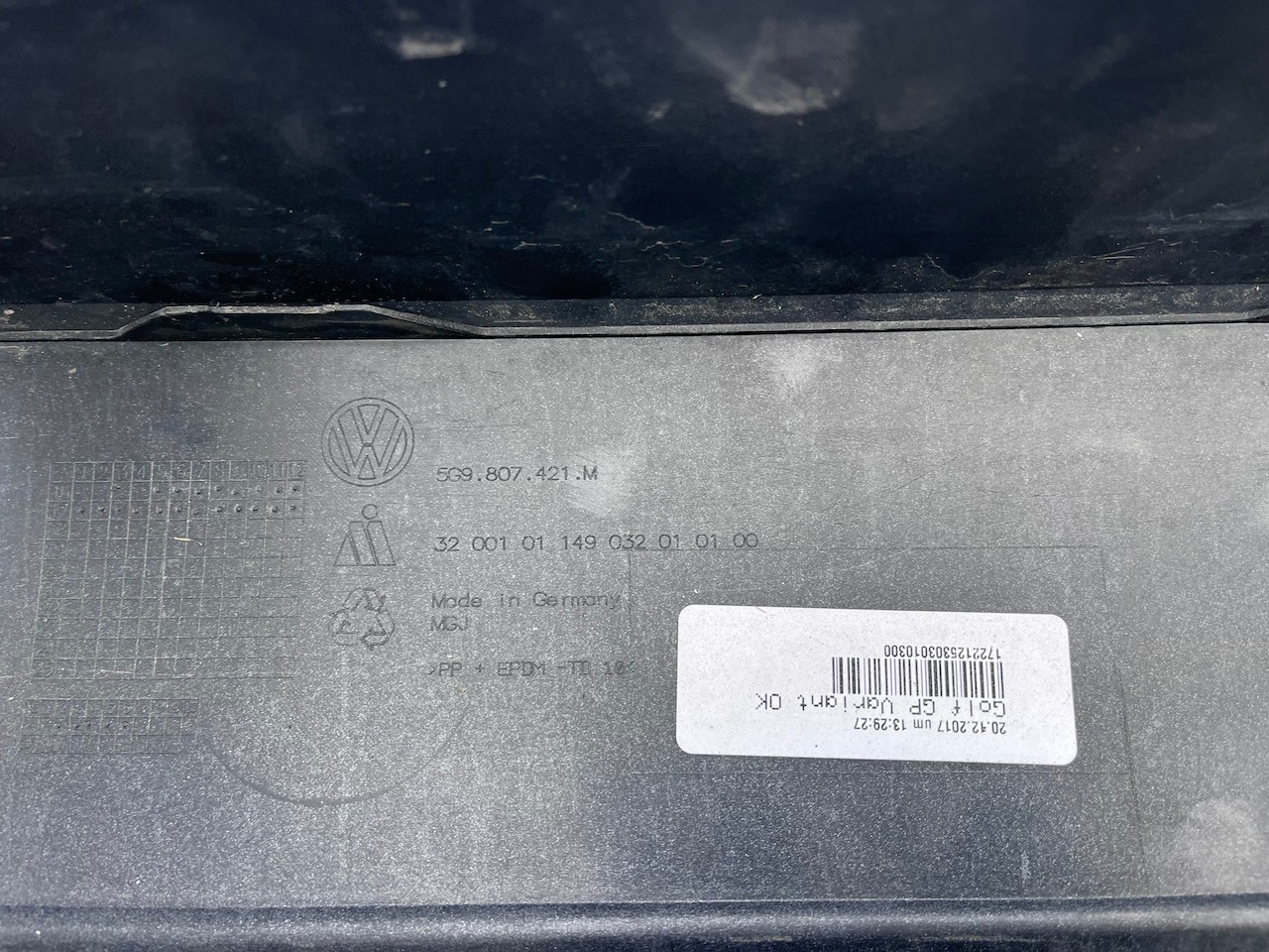 VW Golf R Line Estate Only Mk7.5 Lift 2017-2019 Rear Bumper 4 Pdc Genuine [v462]