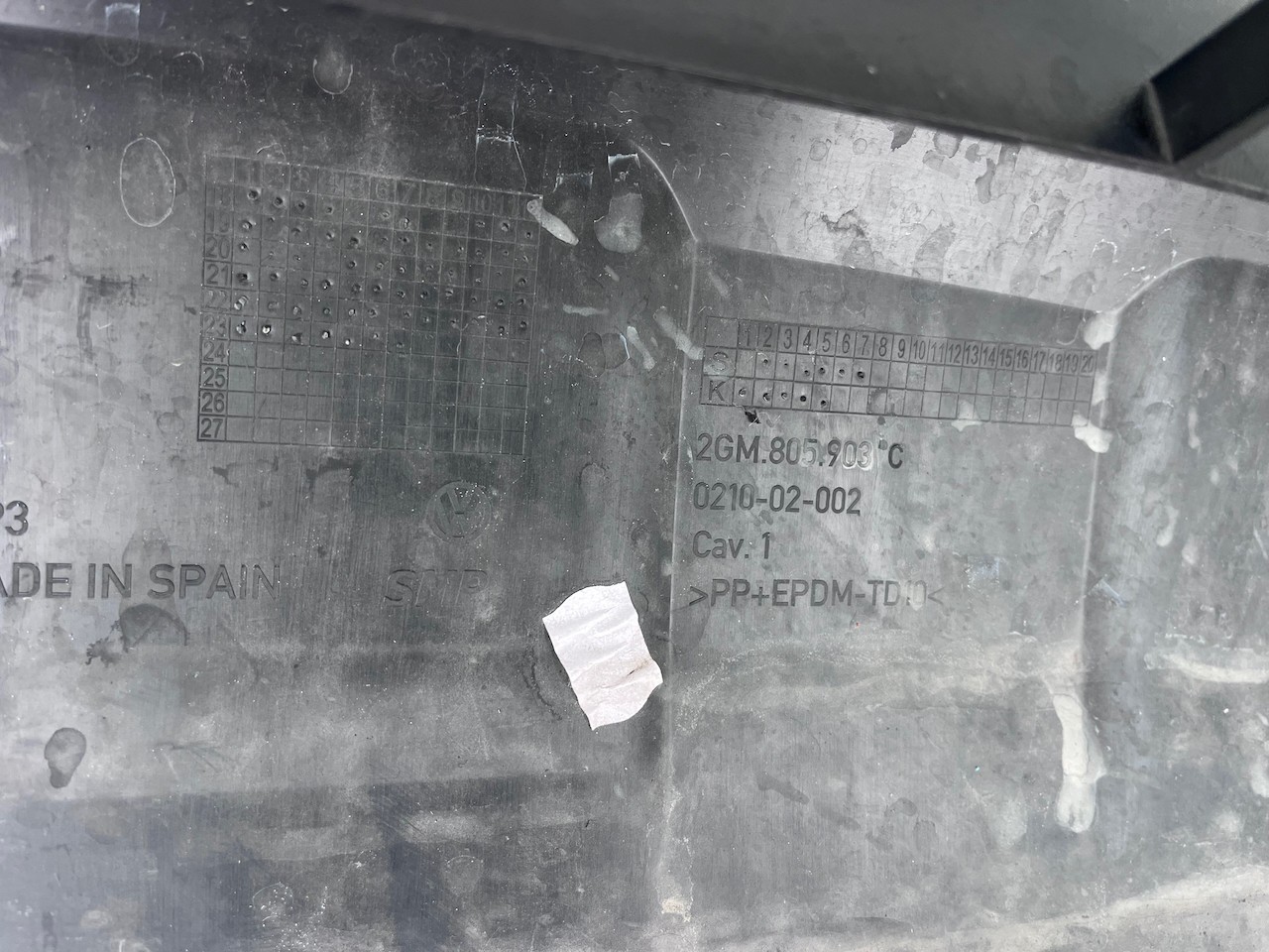 VW T-cross Tcross Se Active R Line 2019-2023 Front Bumper 4 Pdc Genuine [v468]