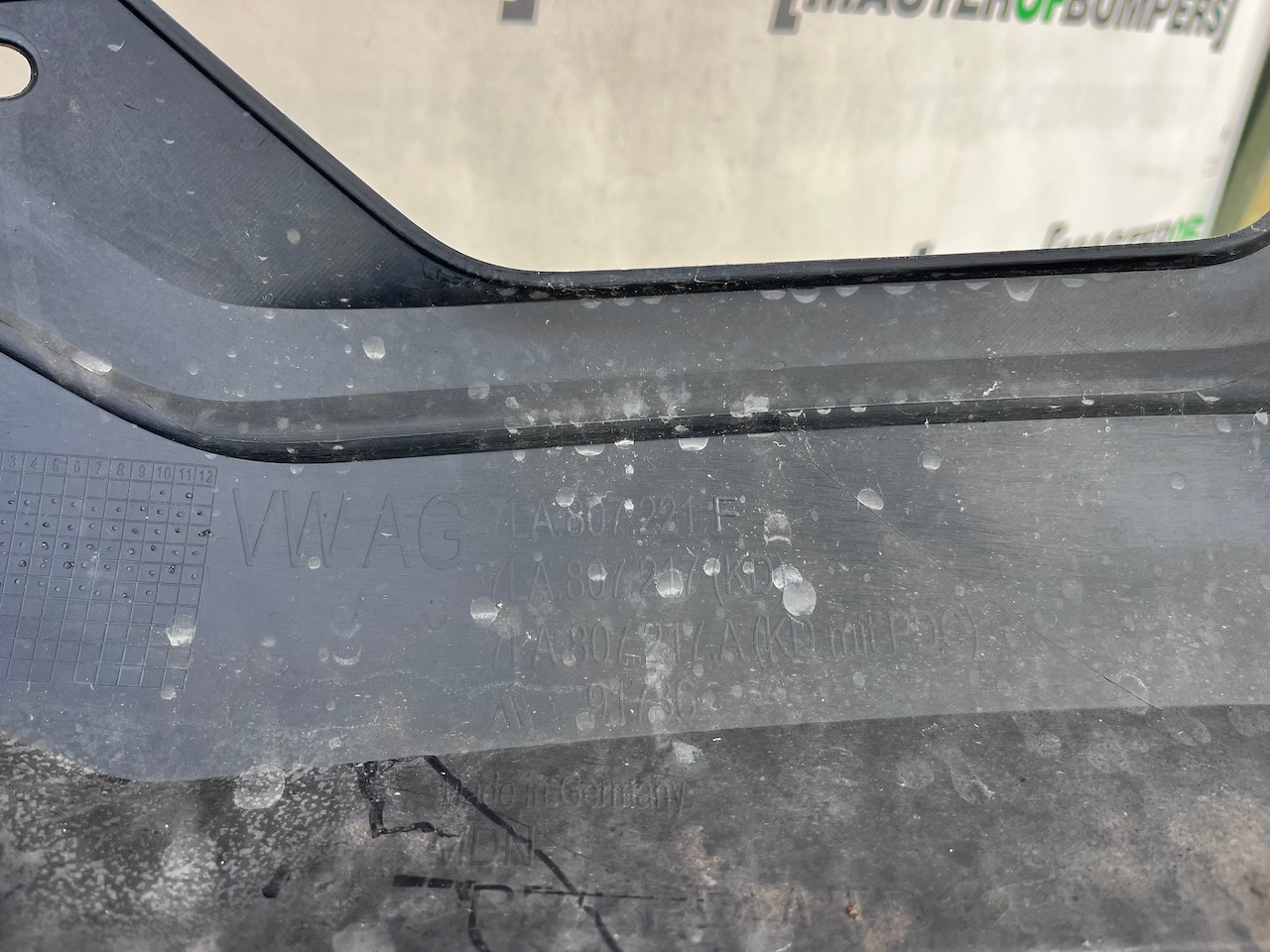 VW Transporter Van T6.1 Lift 2020-2023 Front Bumper Textured Genuine [v471]