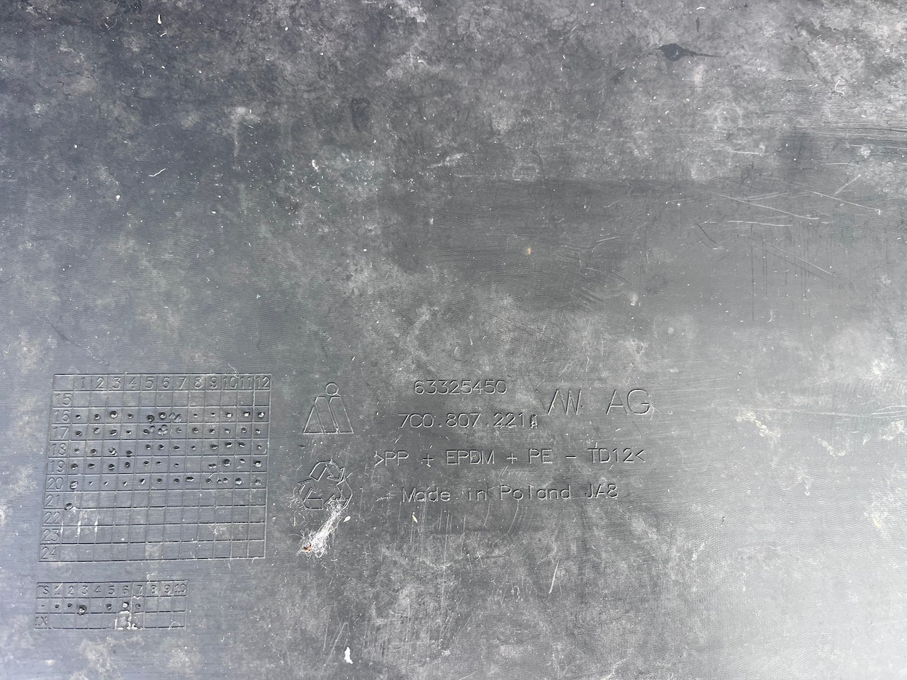 VW Crafter Mk2 Panel Van 2017-2022 Front Bumper Textured 7c0807221 Genuin [v479]