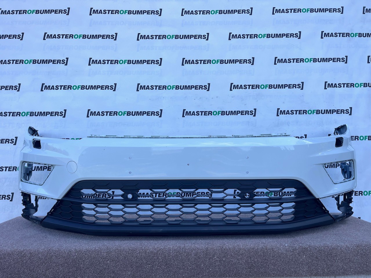 VW Tiguan Sel Bluemtion Mk2 Suv 2016-2019 Front Bumper 4 Pdc Jets Genuine [v651]