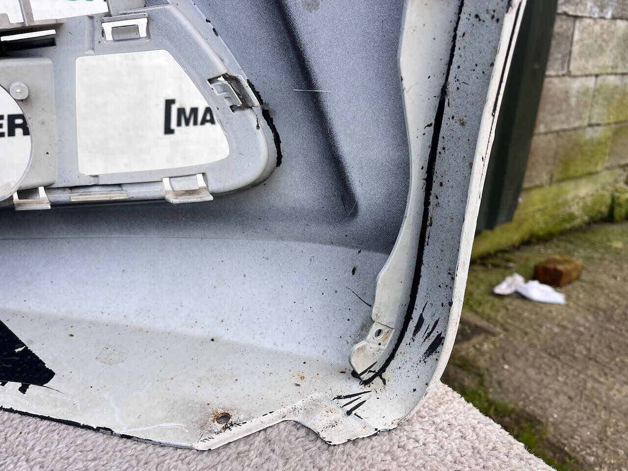 VW Scirocco Sport 2009-2013 Front Bumper White No Pdc No Jets Genuine [v214]