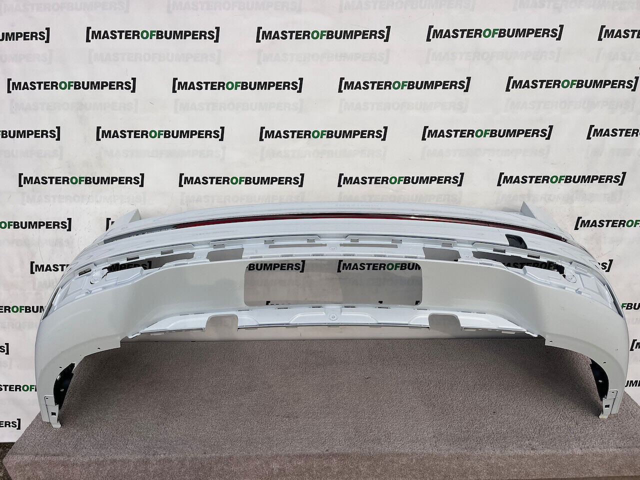 VW Tiguan R Line Mk2 Lift 2020-2023 Rear Bumper White 6 Pdc Genuine [v255]