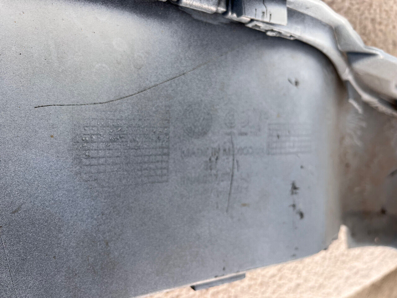 VW Tiguan R Line Mk2 Lift 2020-2023 Rear Bumper White 6 Pdc Genuine [v255]