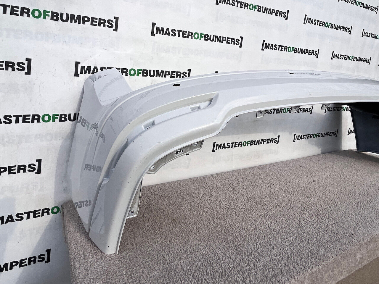 VW Caddy Maxi Van Mpv Mk5 2020-2025 Rear Bumper White 4 Pdc Genuine [v256]