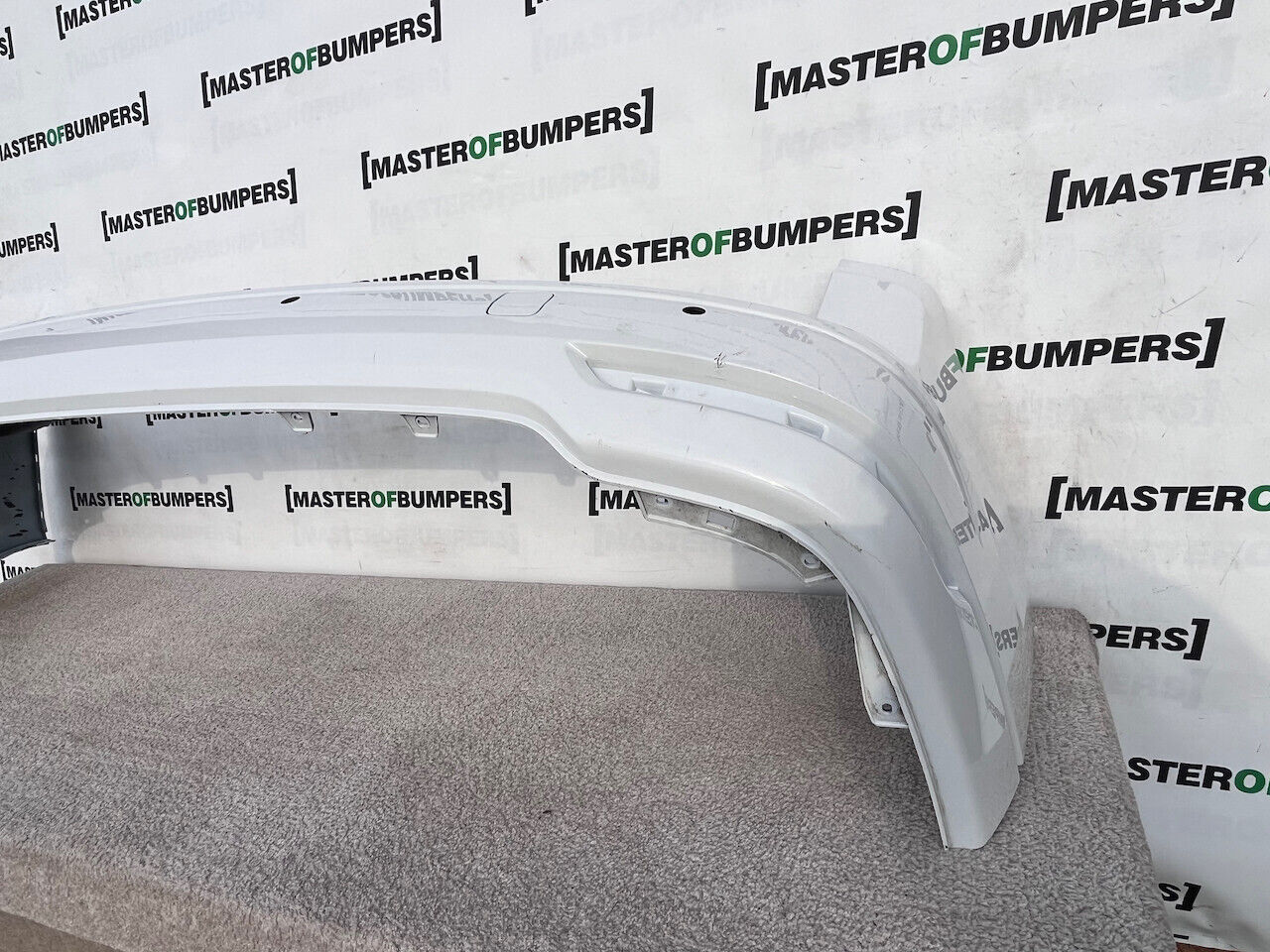 VW Caddy Maxi Van Mpv Mk5 2020-2025 Rear Bumper White 4 Pdc Genuine [v256]