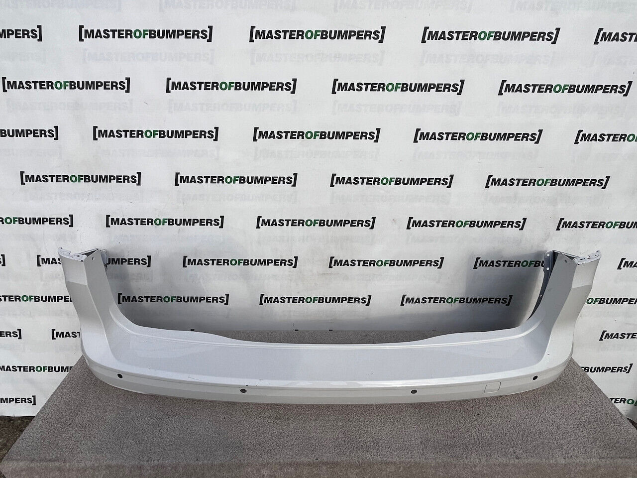 VW Caddy Maxi Van Mpv Mk5 2020-2025 Rear Bumper White 4 Pdc Genuine [v256]