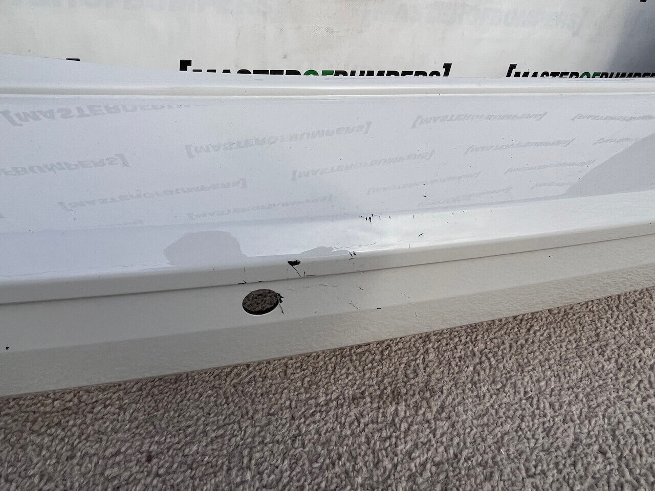 VW Caddy Maxi Van Mpv Mk5 2020-2025 Rear Bumper White 4 Pdc Genuine [v256]