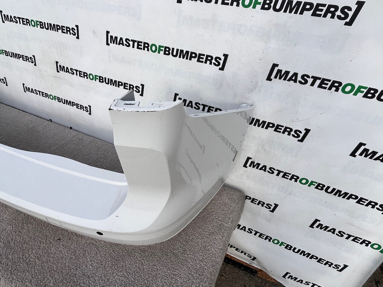 VW Caddy Maxi Van Mpv Mk5 2020-2025 Rear Bumper White 4 Pdc Genuine [v256]