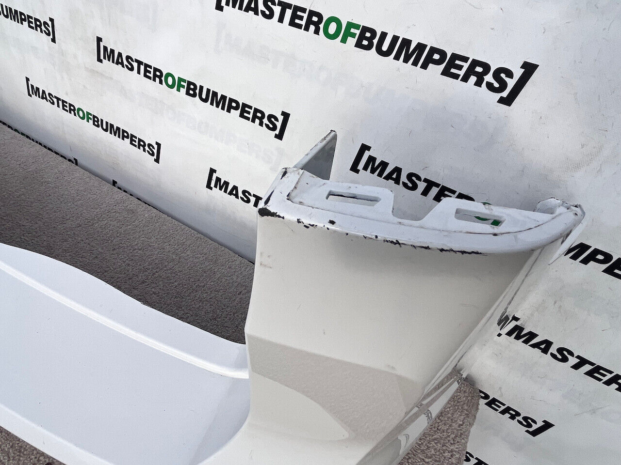 VW Caddy Maxi Van Mpv Mk5 2020-2025 Rear Bumper White 4 Pdc Genuine [v256]