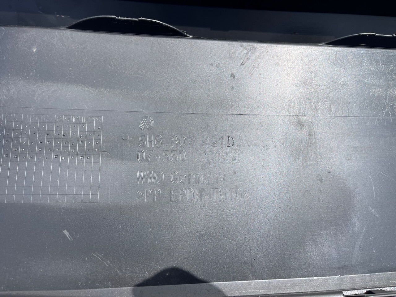 VW Golf Gti Gtd Clubsport Mk8 2020-2024 Rear Bumper 4 Pdc Genuine [v320]