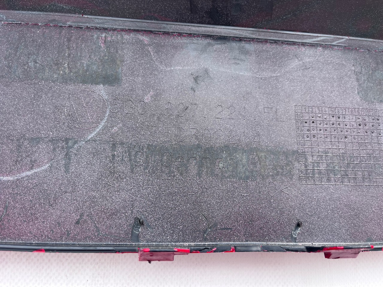 VW Golf Se Mk7 Lift 7.5 Hatch 2017-2019 Front Bumper 4 Pdc +jets Genuine [v352]