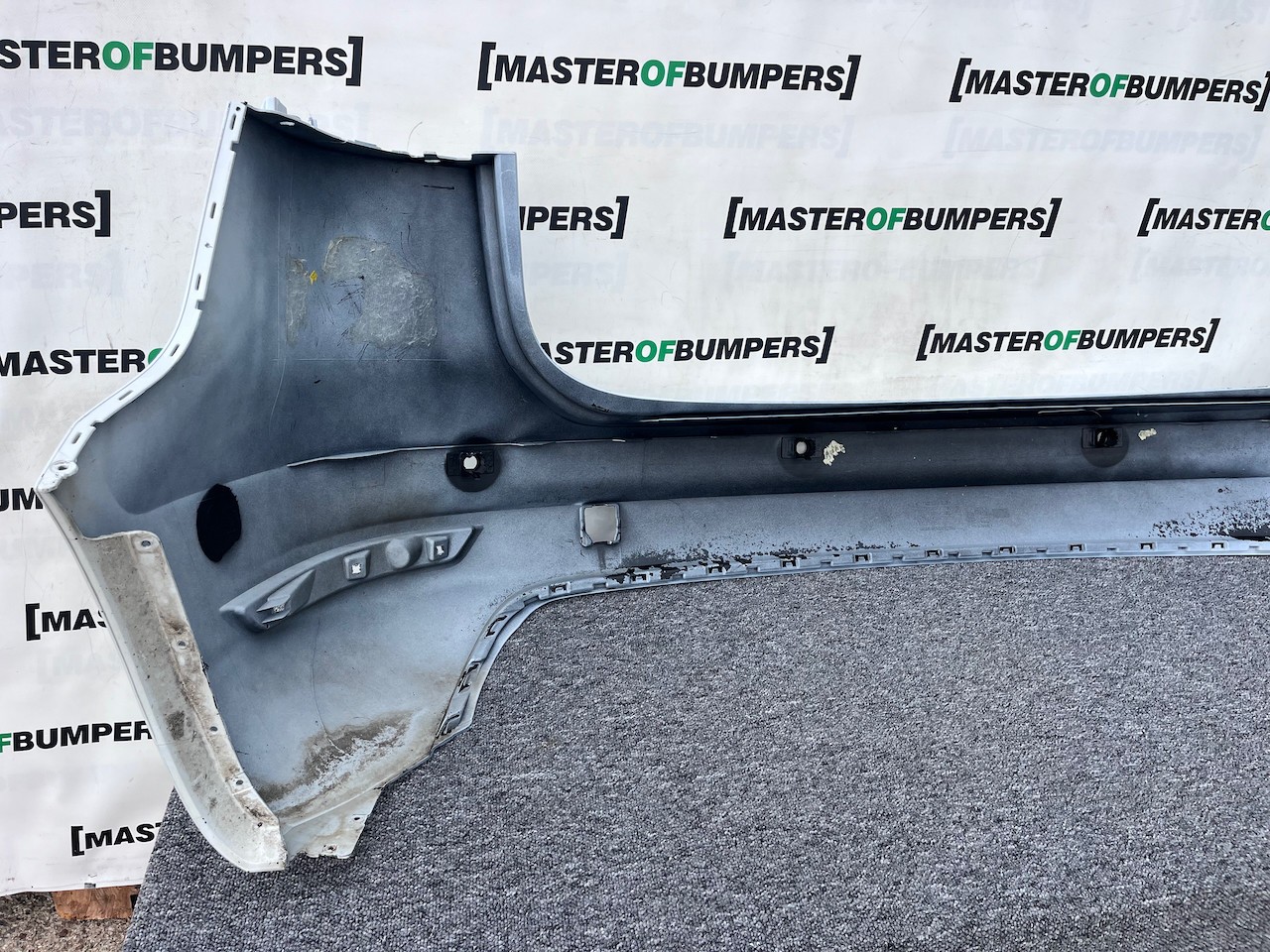 VW Sharan Mk2 7n0 Mpv Sel 2010-2022 Rear Bumper 4 Pdc Genuine [v353]