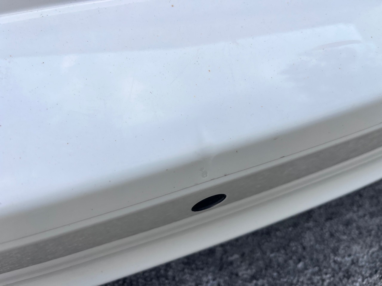 VW Sharan Mk2 7n0 Mpv Sel 2010-2022 Rear Bumper 4 Pdc Genuine [v353]