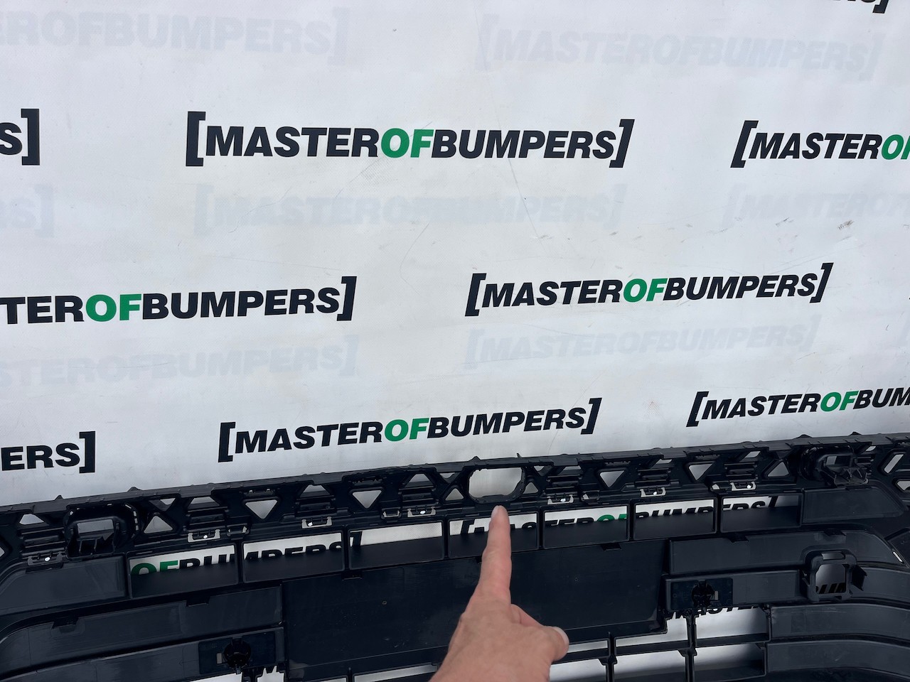 VW Crafter Man Tge 2017-2024 Front Bumper Pdc Textured Genuine [v355]