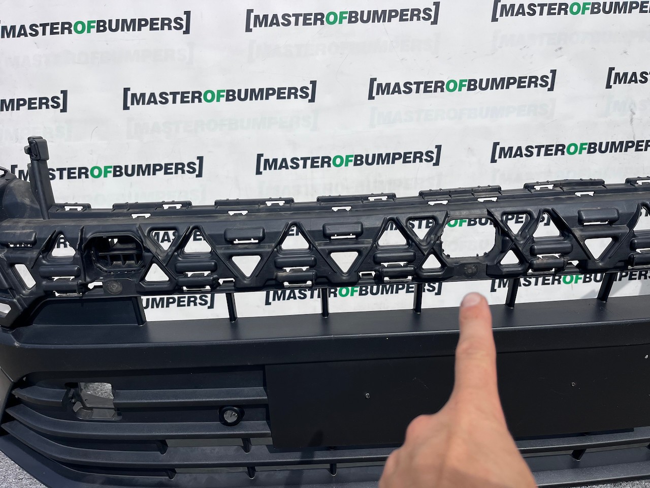 VW Crafter Man Tge 2017-2024 Front Bumper Pdc Textured Genuine [v355]