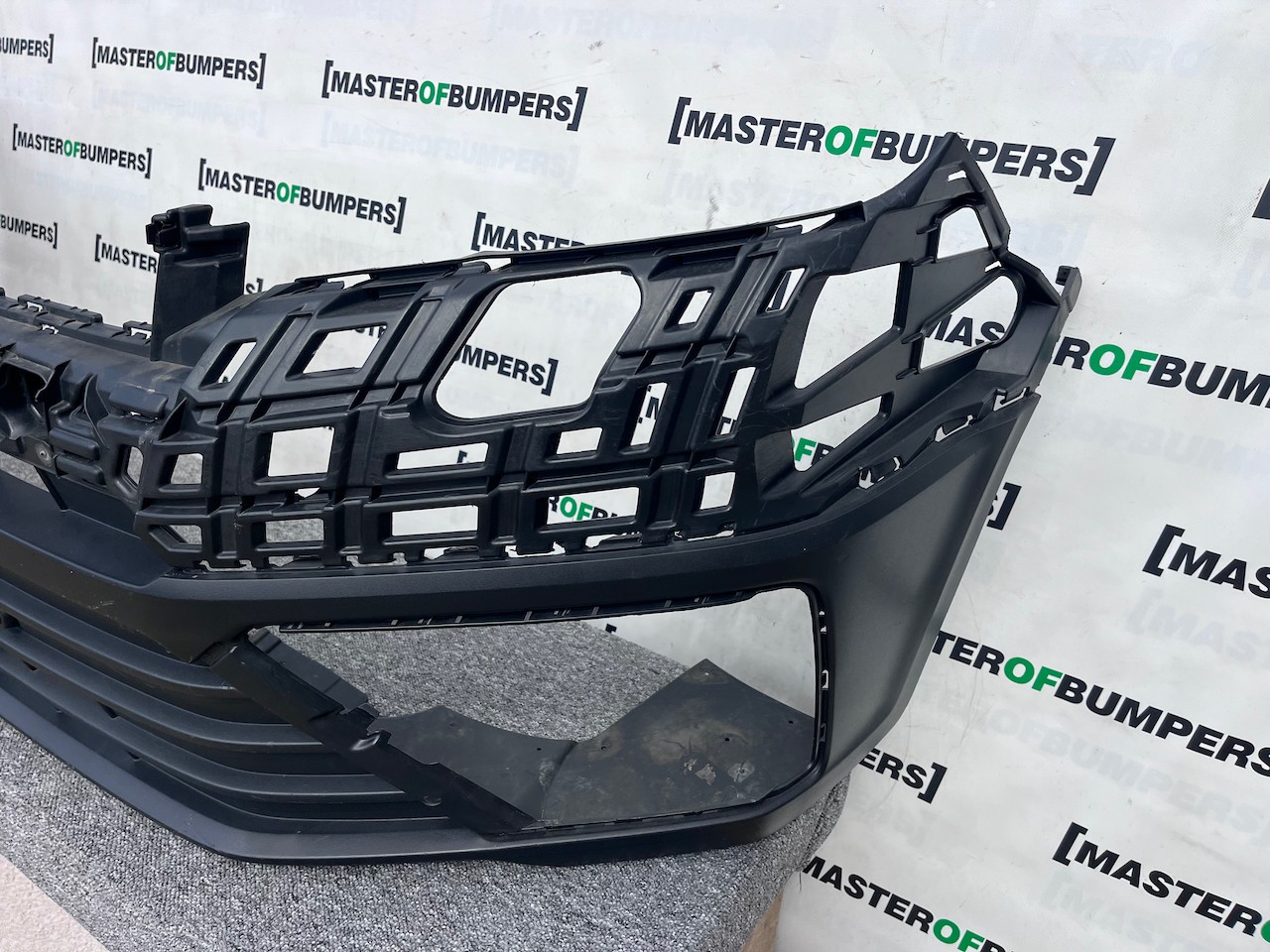 VW Crafter Man Tge 2017-2024 Front Bumper Pdc Textured Genuine [v355]