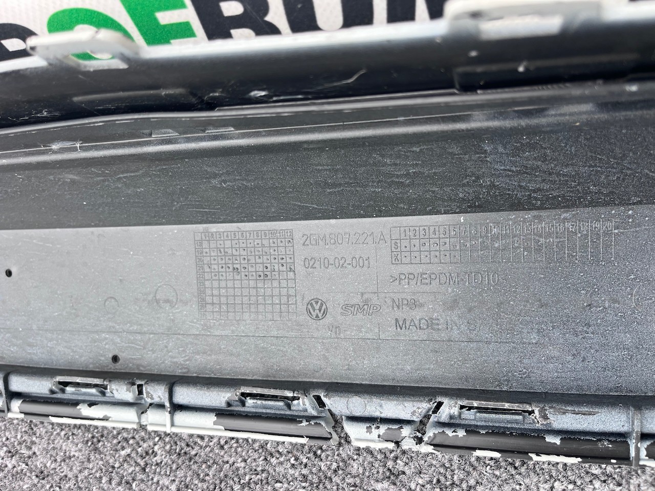 VW T-cross Tcross Se Active R Line 2019-2023 Front Bumper Genuine [v411]