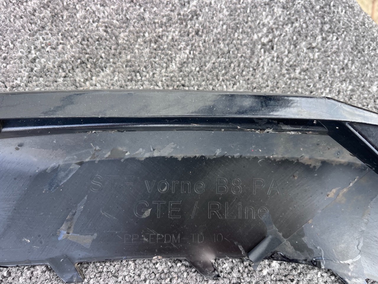 VW Passat R Line Gte B8 Lift 2020-2024 Front Bumper 4 Pdc No Jets Genuine [v469]