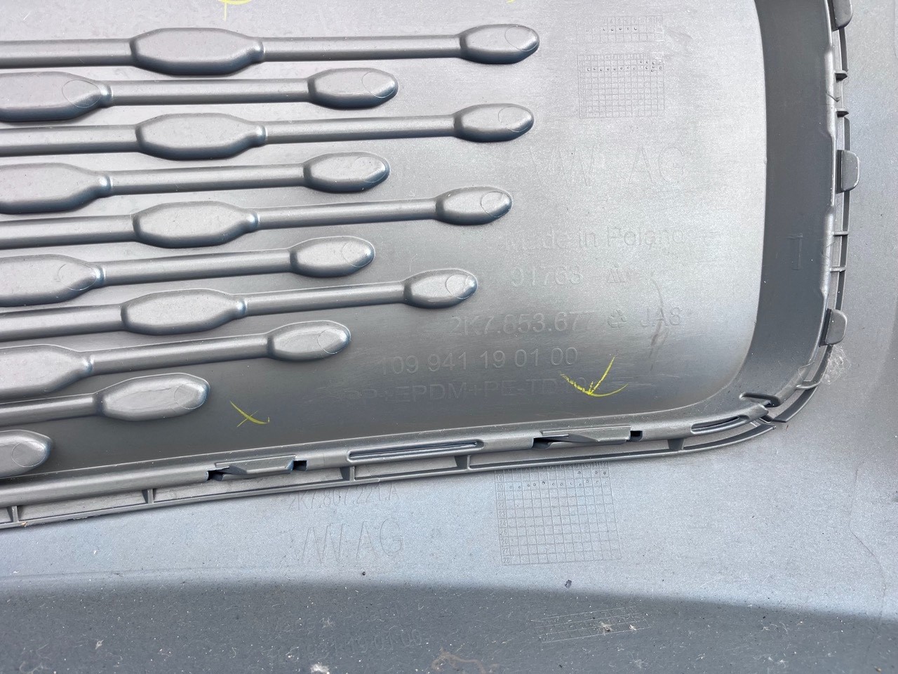 VW Caddy Van Mpv Mk5 2020-on Front Bumper No Pdc Genuine [v186]