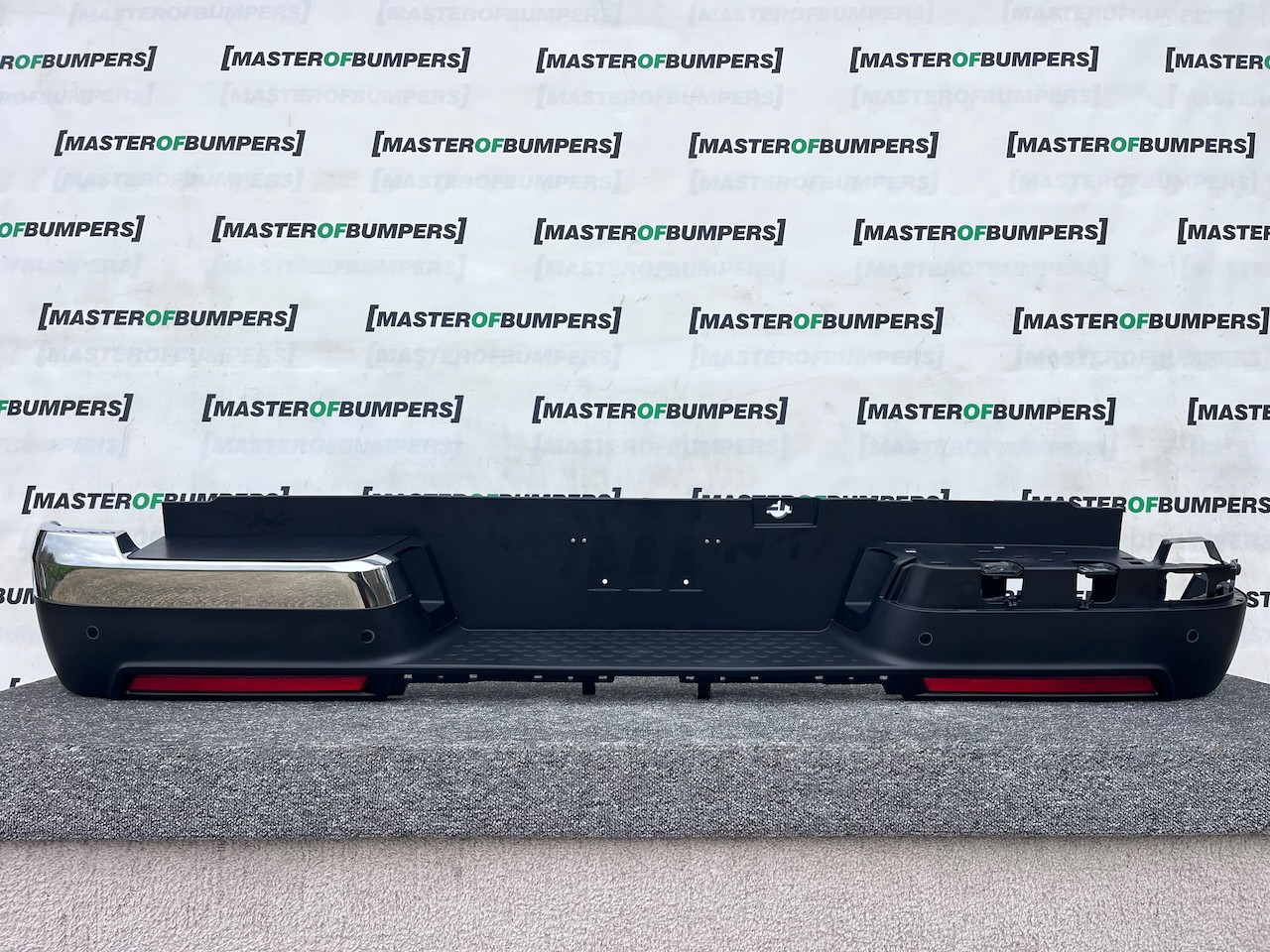 VW Amarok Style Mk2 D/cab Pick Up 2023-on Rear Bumper 6 Pdc Genuine Textured VW Amarok Style Mk2 D/cab Pick Up 2023-on Rear Bumper 6 Pdc Genuine Textured