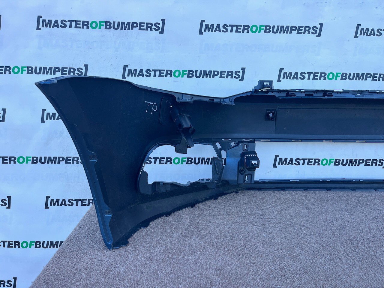 VW Polo Se Gt Bluemotion 6c 2014-2017 Front Bumper 4 Pdc +jets Genuine [v648]