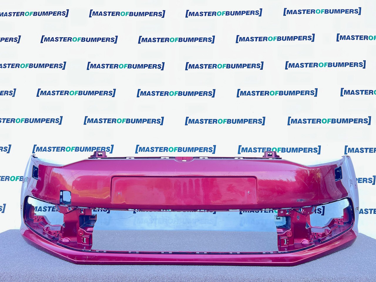 VW Polo Se Gt Bluemotion 6c 2014-2017 Front Bumper No Pdc +jets Genuine [v647]