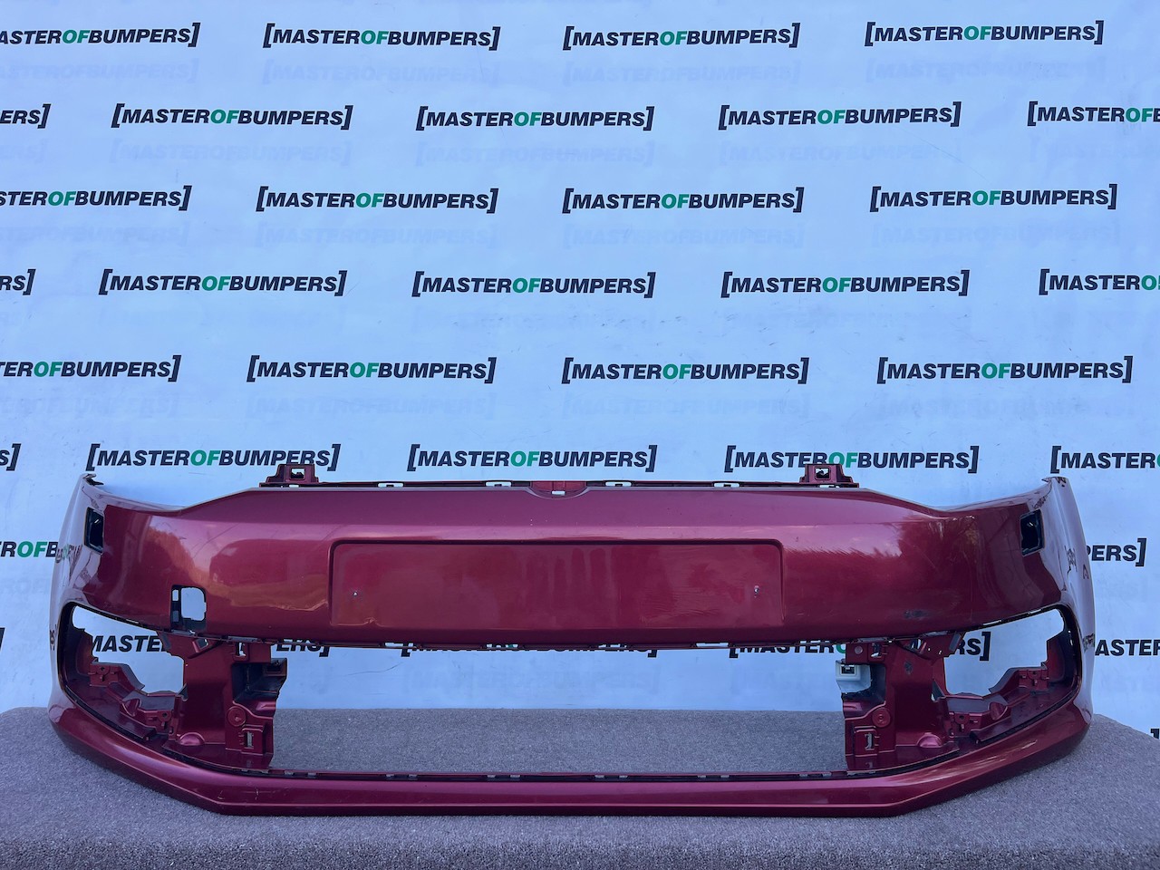 VW Polo Se Gt Bluemotion 6c 2014-2017 Front Bumper No Pdc +jets Genuine [v647]