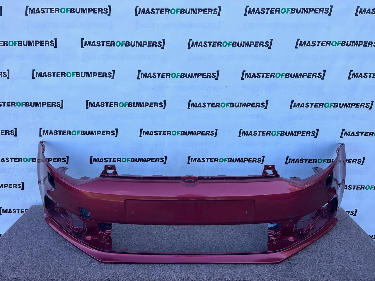 VW Polo Se Gt Bluemotion 6c 2014-2017 Front Bumper No Pdc +jets Genuine [v647]