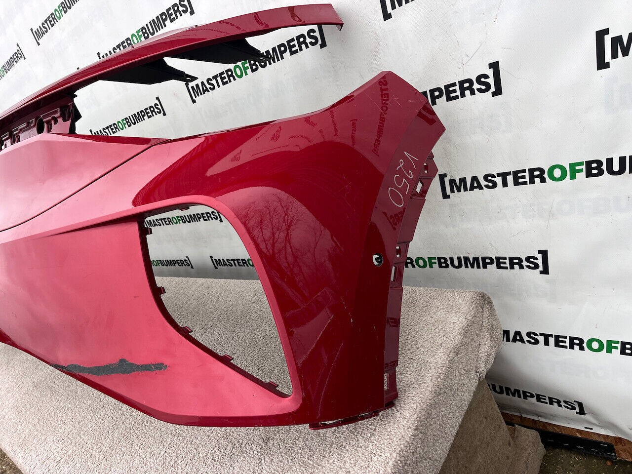 VW Id4 Id.4 Life Max 2021-on Front Bumper Red 6 Pdc Genuine [v250]