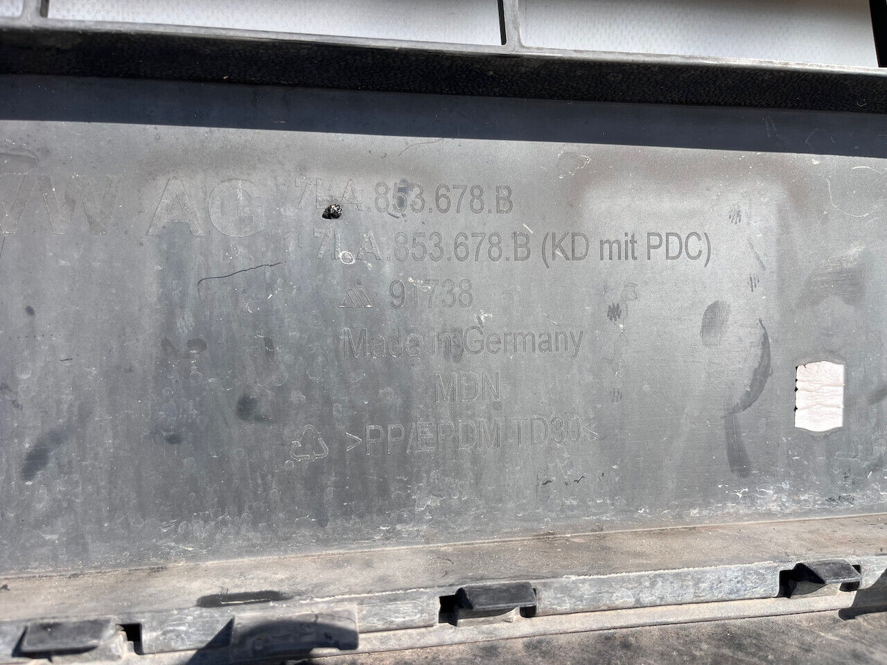 VW Transporter Caravelle T6.1 Lift 2020-2024 Front Bumper 6 Pdc Genuine [v273]