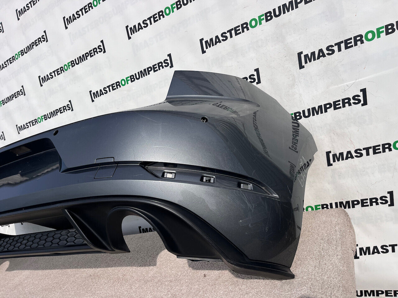 VW Golf Gti Gtd Mk7.5 Lift Hatchback 2017-2019 Rear Bumper 4 Pdc Genuine [v279]