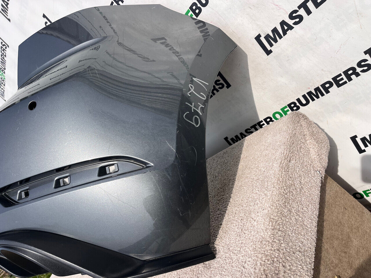 VW Golf Gti Gtd Mk7.5 Lift Hatchback 2017-2019 Rear Bumper 4 Pdc Genuine [v279]