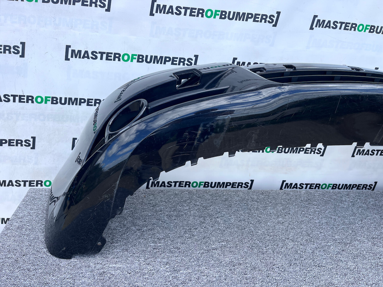 VW Eos Sport Convertible 2006-2009 Front Bumper No Pdc No Jets Genuine [v12]