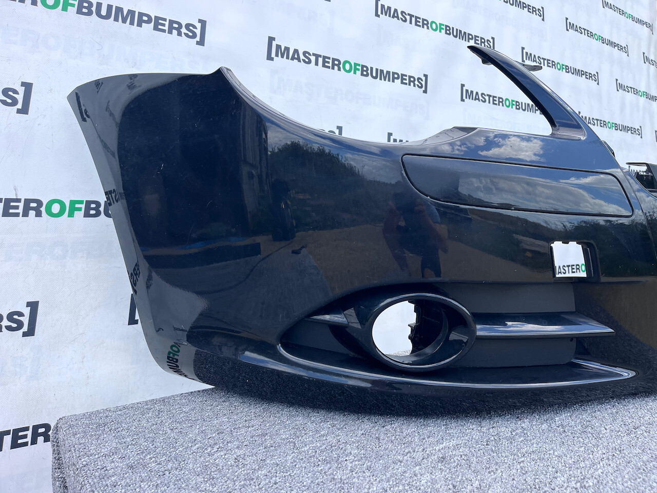 VW Eos Sport Convertible 2006-2009 Front Bumper No Pdc No Jets Genuine [v12]