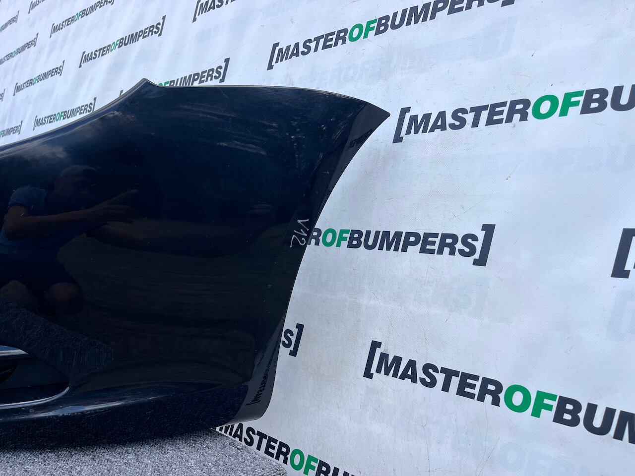 VW Eos Sport Convertible 2006-2009 Front Bumper No Pdc No Jets Genuine [v12]