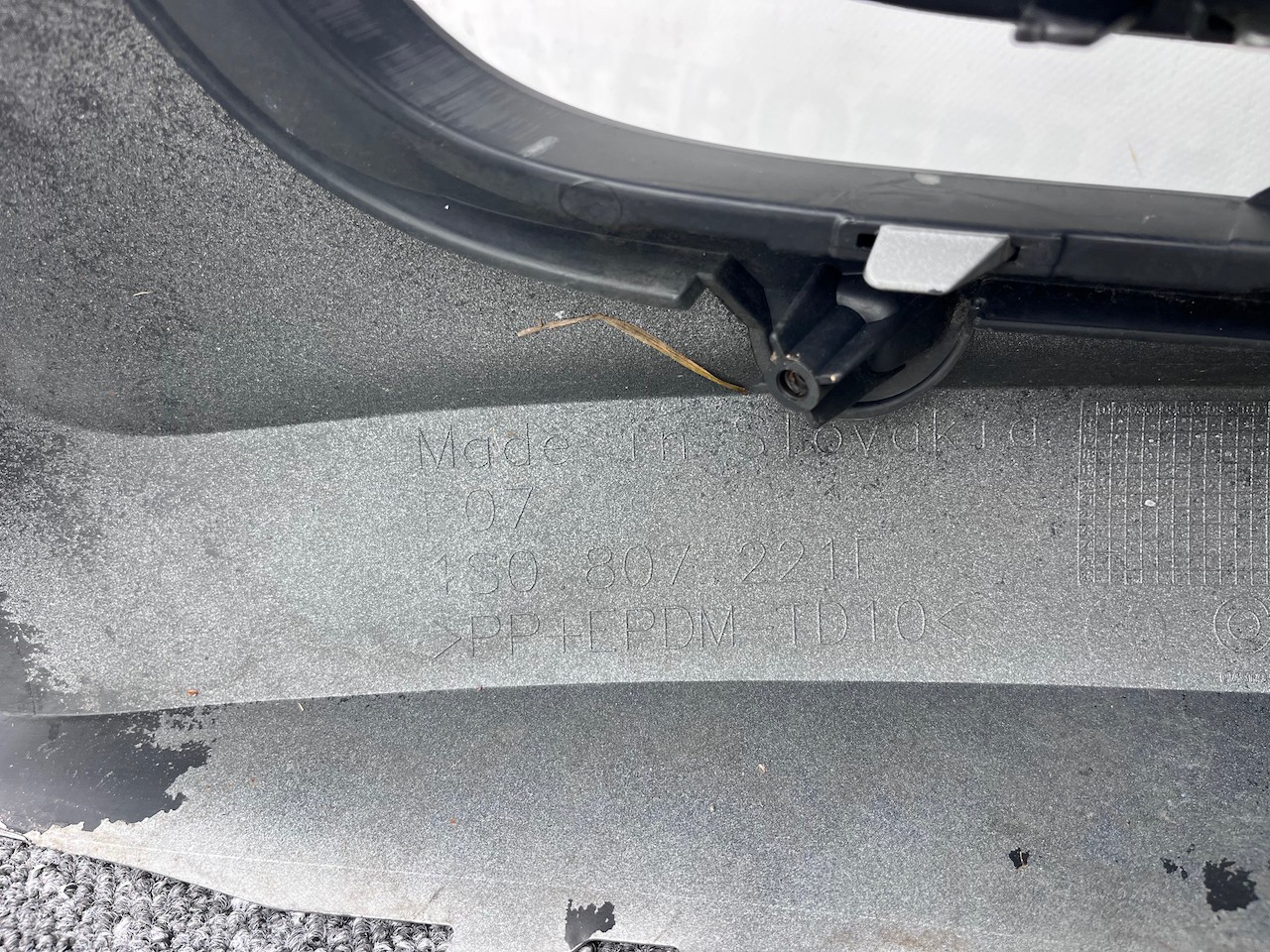 VW E-up! Hatchback 2020-2023 Front Bumper Genuine [v415]