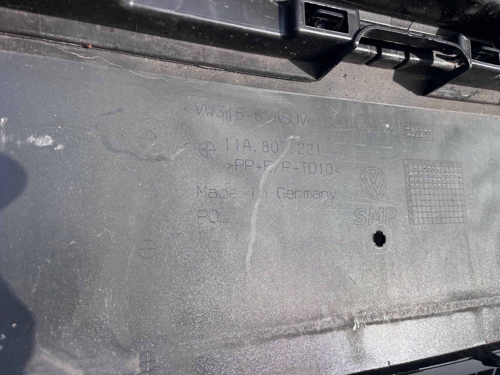 VW Id4 Id.4 Life Max 2021-on Front Bumper 6 Pdc Genuine [v464]