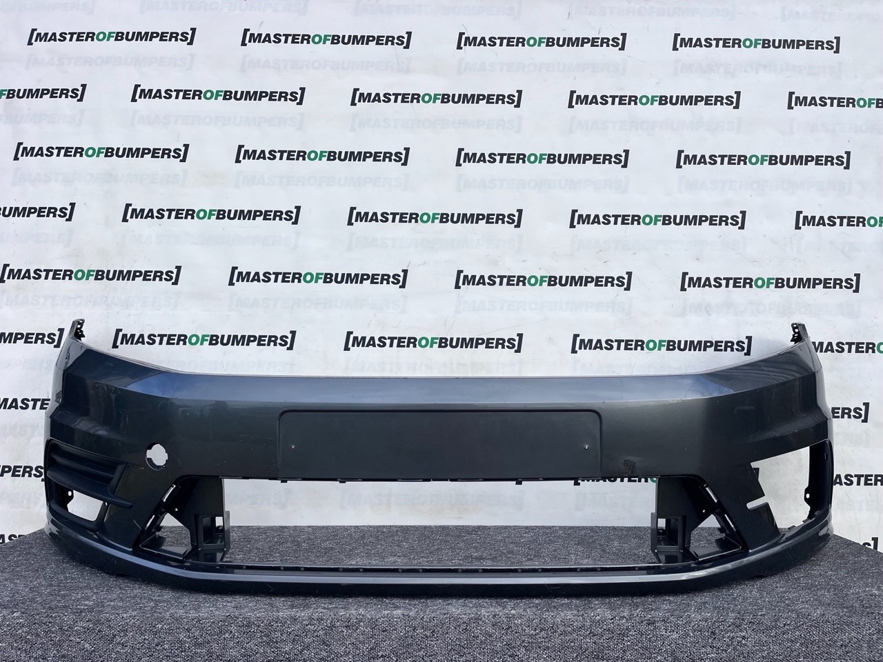 VW Caddy Passenger Short Maxi 2015-19 Front Bumper No Pdc No Jets Genuine [v468]