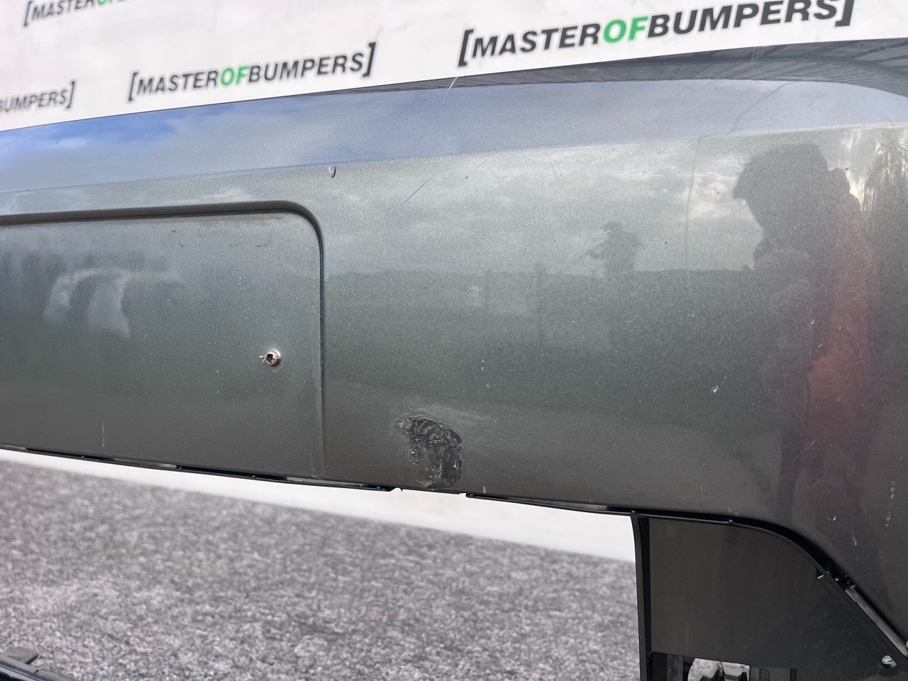 VW Caddy Passenger Short Maxi 2015-19 Front Bumper No Pdc No Jets Genuine [v468]