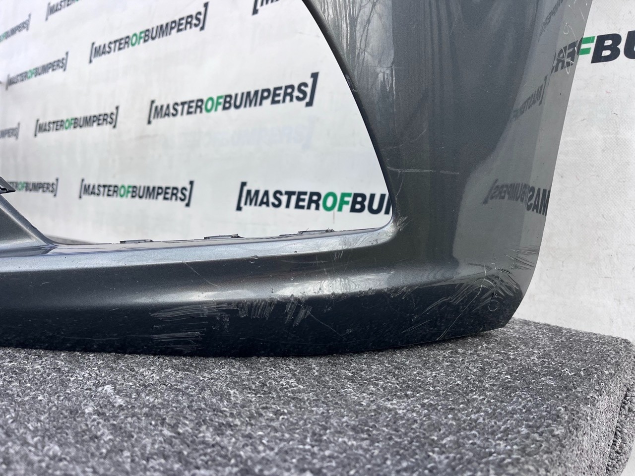 VW Caddy Passenger Short Maxi 2015-19 Front Bumper No Pdc No Jets Genuine [v468]