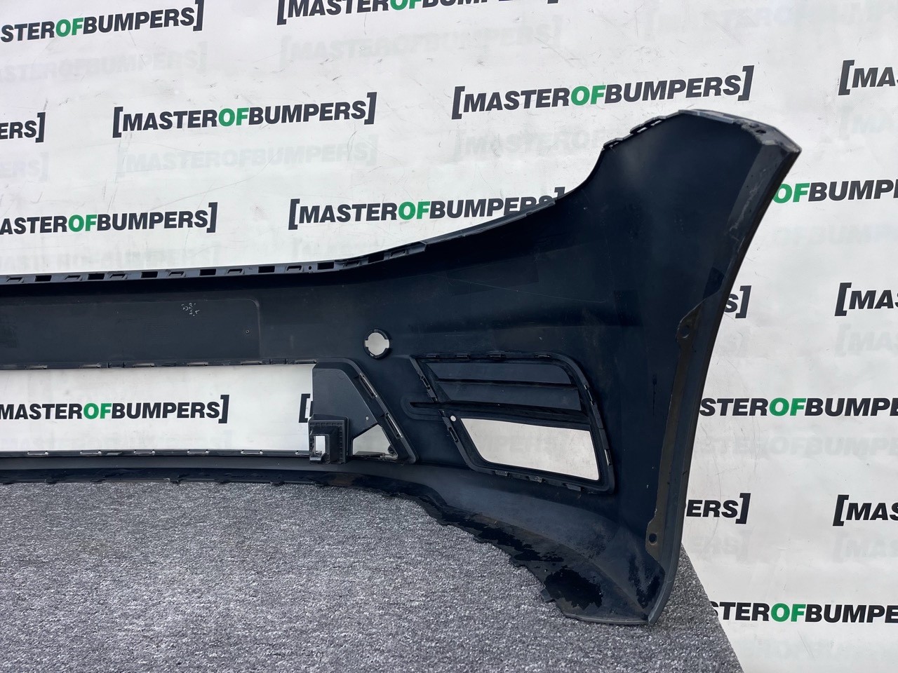 VW Caddy Passenger Short Maxi 2015-19 Front Bumper No Pdc No Jets Genuine [v468]