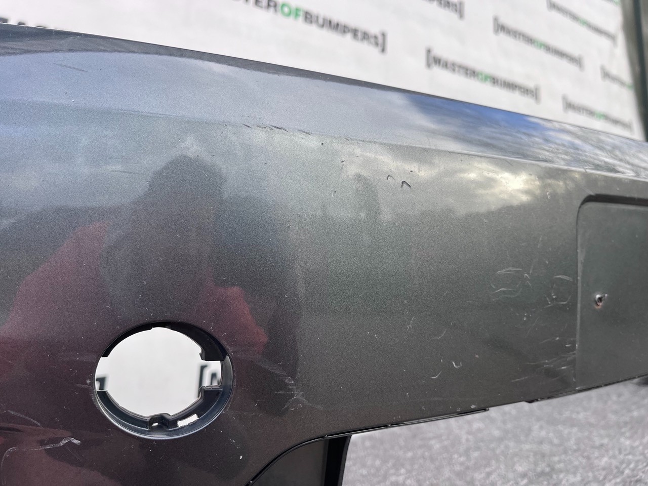 VW Caddy Passenger Short Maxi 2015-19 Front Bumper No Pdc No Jets Genuine [v468]