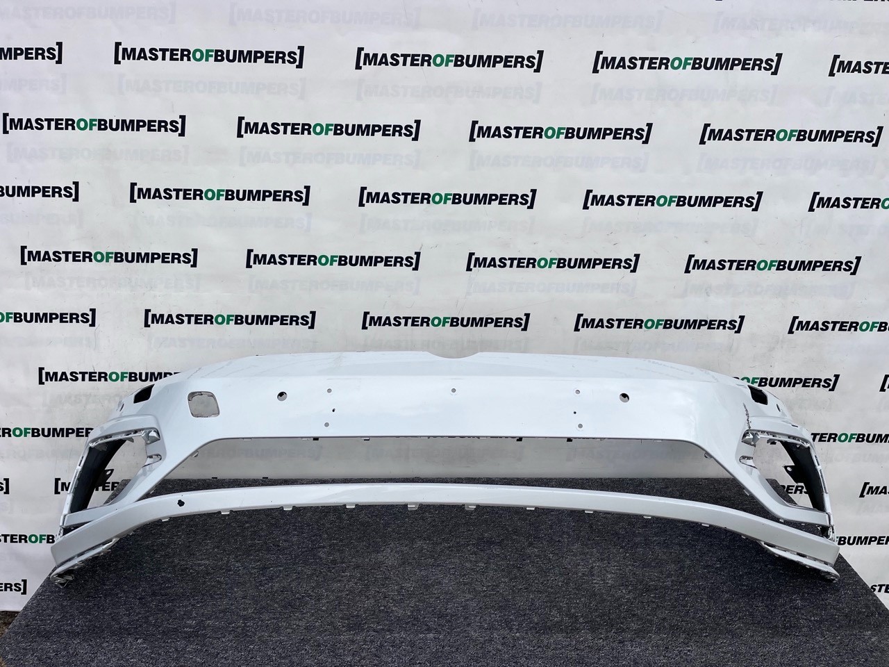 VW Golf R Mk7.5 Hatchback Esta 2017-2019 Front Bumper 4 Pdc +jets Genuine [v470]
