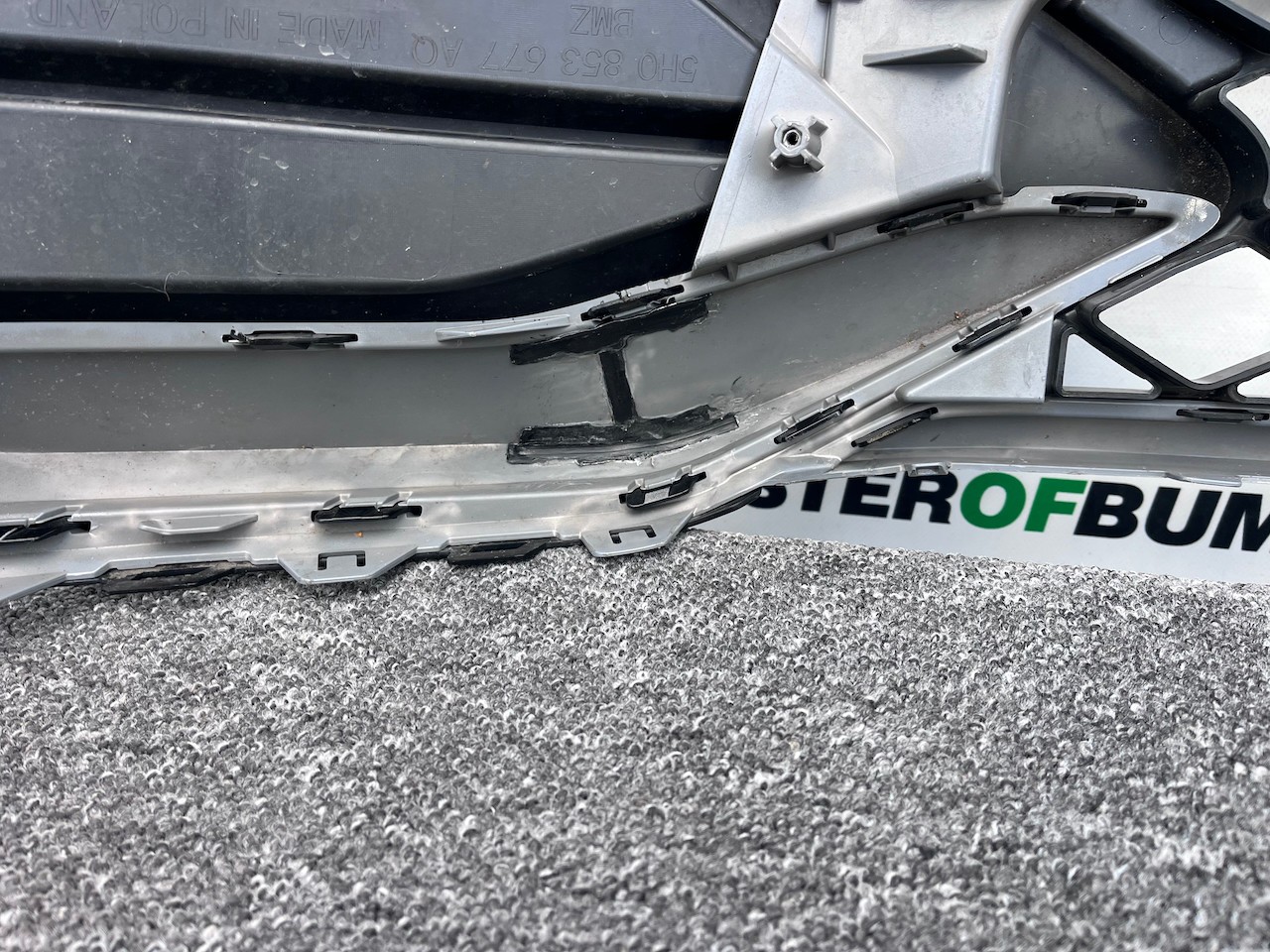 VW Golf R-line Mk8 Lift Hatchback 2024-on Front Bumper 4 Pdc Genuine [v745]