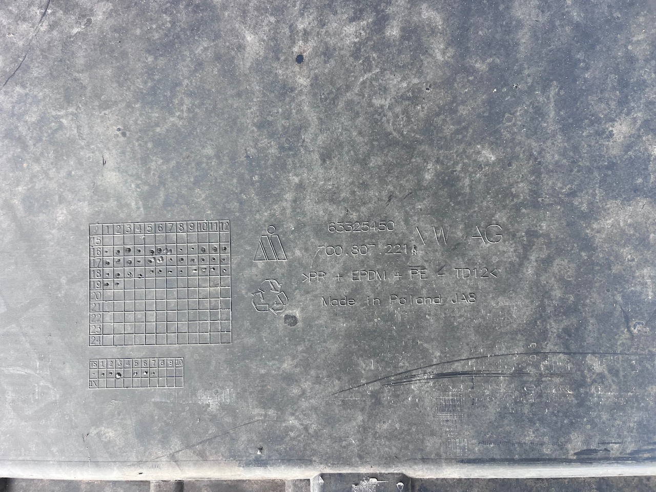 VW Crafter Mk2 Panel Van 2017-2022 Front Bumper Textured 7c0807221 Genuin [v506]