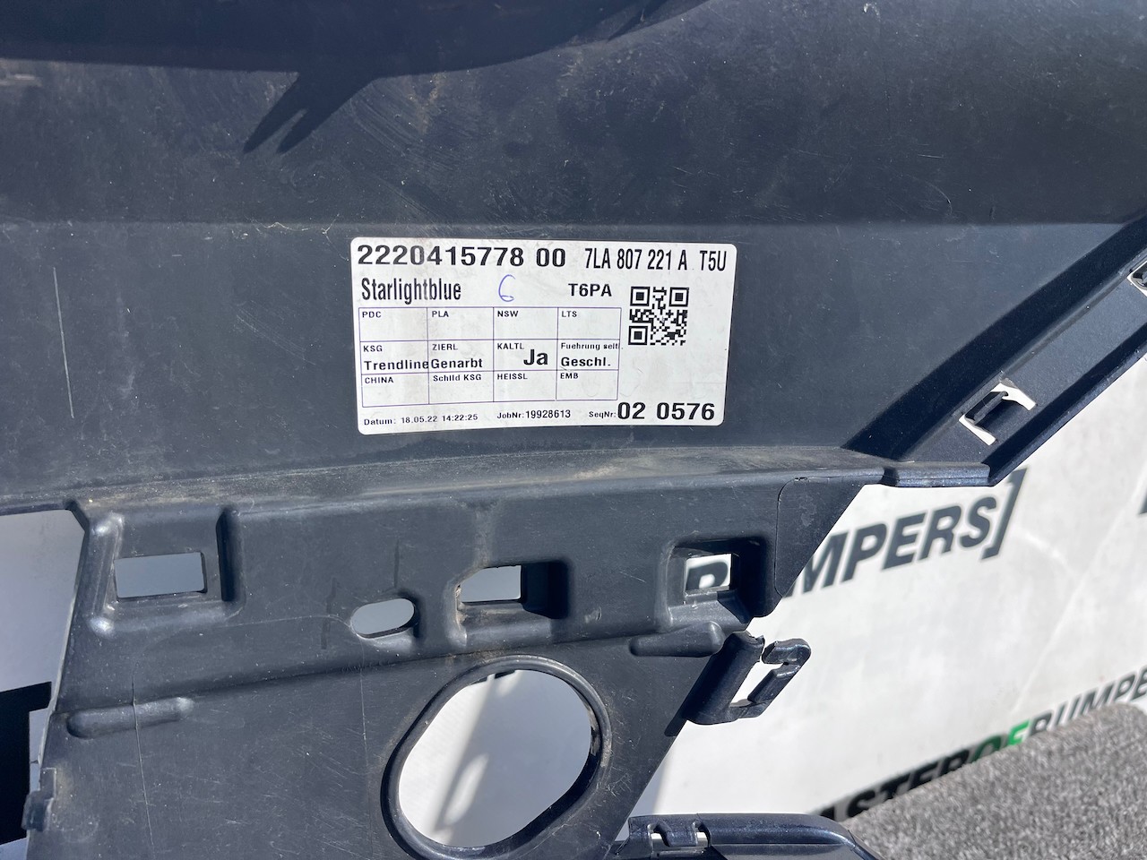 VW Transporter Caravelle T6 Lift T6.1 2020-2024 Front Bumper 4pdc Genuine [v503]