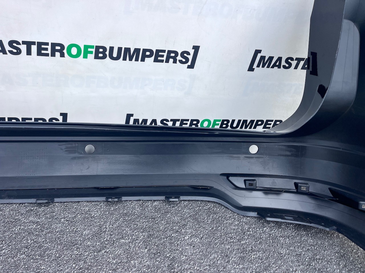 VW Caddy Cargo Life Swb Van Mpv Mk5 2020-2025 Rear Bumper 4 Pdc Genuine [v508]